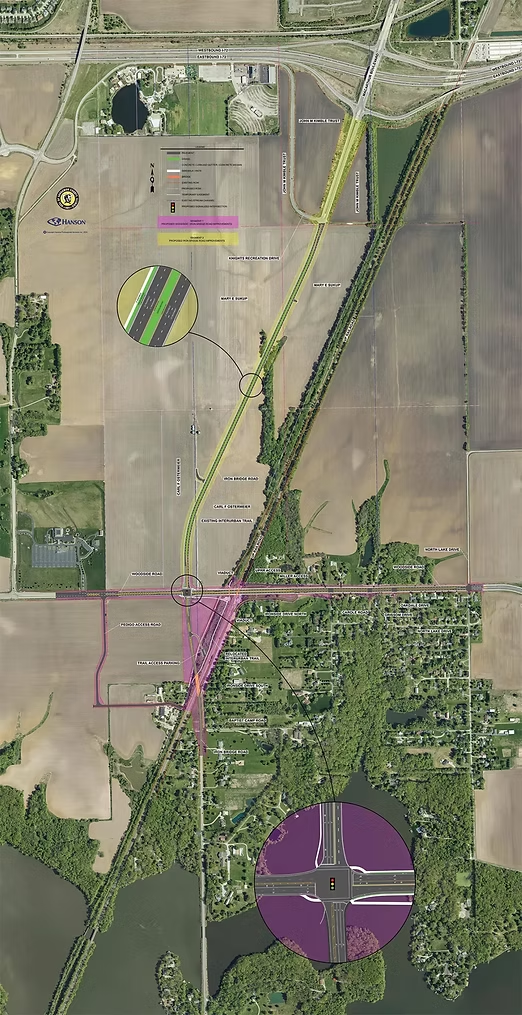 Woodside Iron Bridge Site Location Map